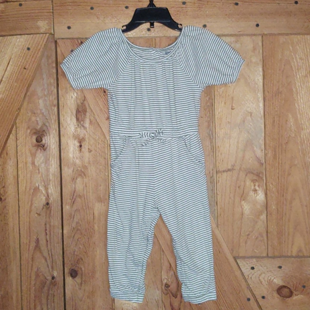 Girls Size 2T Striped Romper Jumpsuit